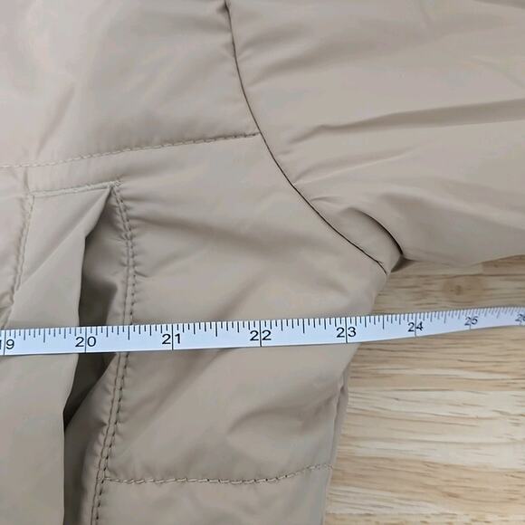 THE FIFTH LABEL Remake Puffer Tan Cropped Bomber Jacket Size Small / US 4 - Picture 5 of 9
